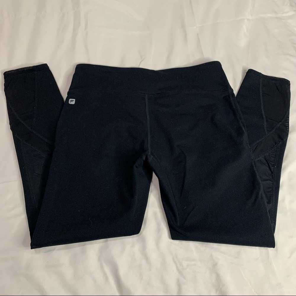 Fabletics - Asymmetrical Mesh & Moto Style Legging - image 4